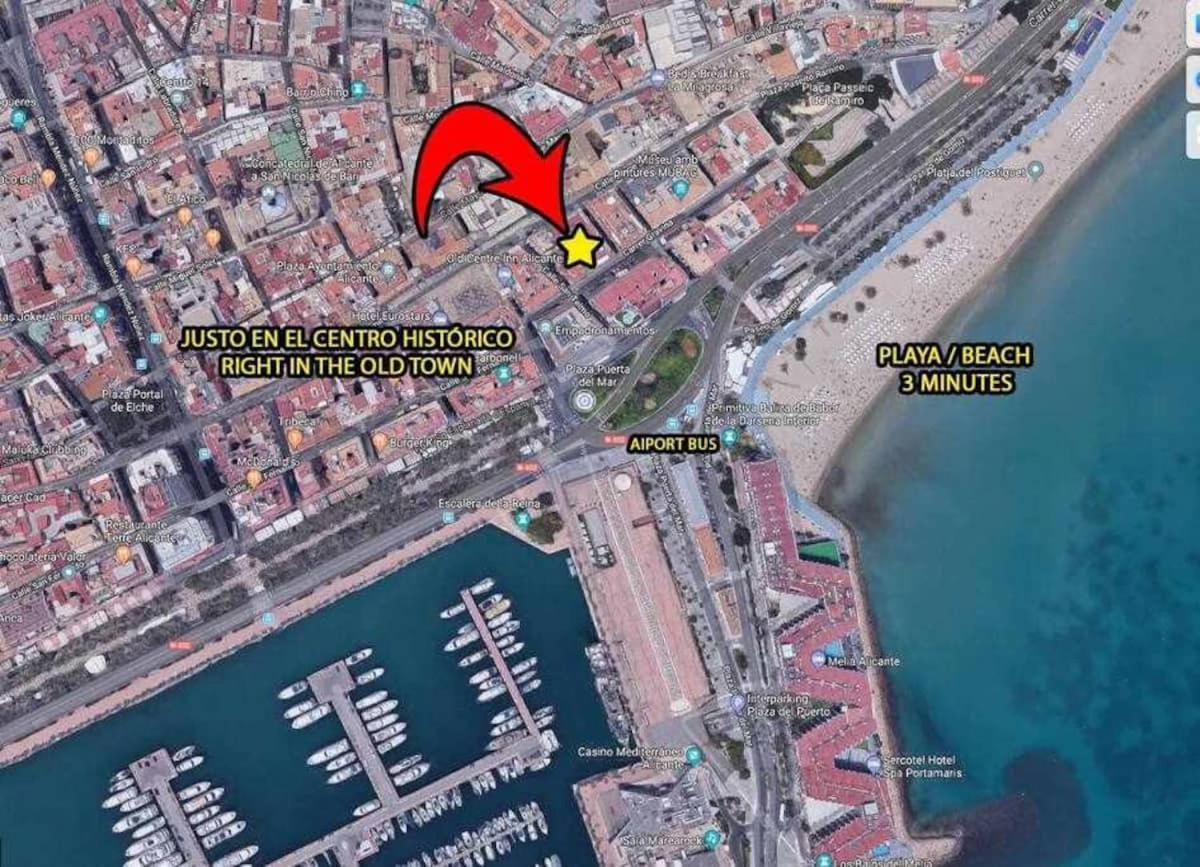 Apartment In Alicante Downtown/El Postiguet Beach Esterno foto